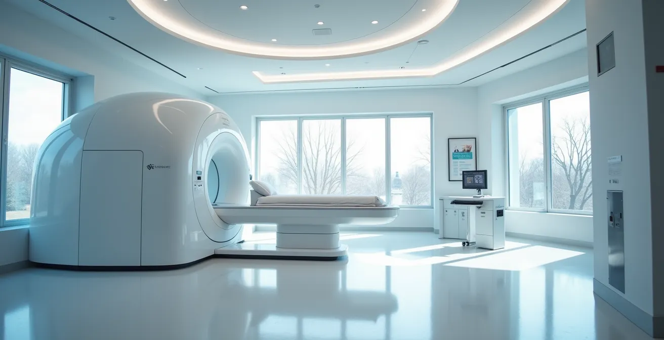 Vue d'ensemble d'une salle d'IRM moderne dans un hôpital montréalais